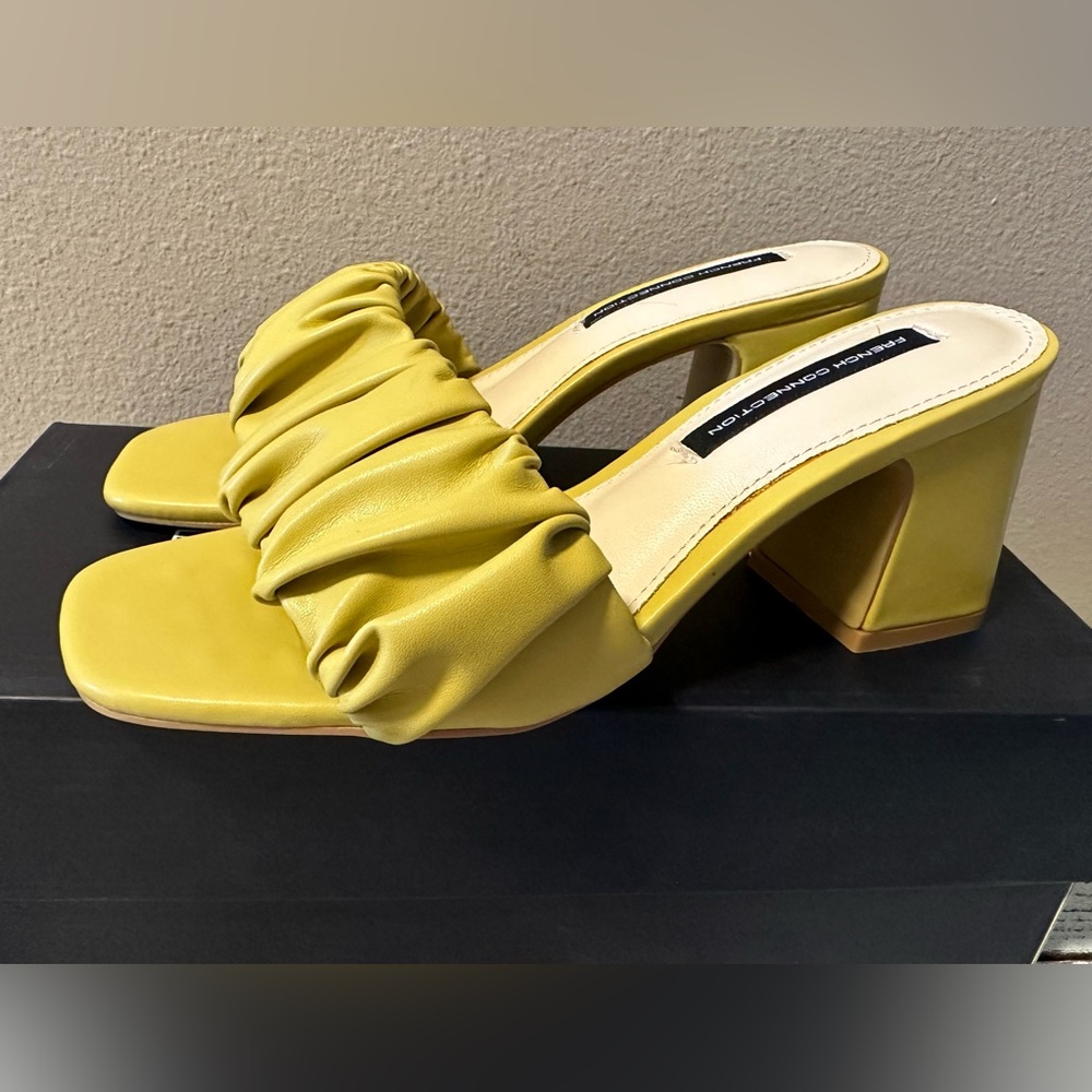 French Connection Block Heel Sandal - NIB